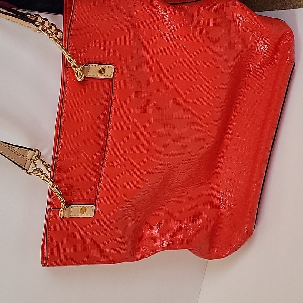 Red/orange Michael Kors shoulder bag - Picture 4 of 14